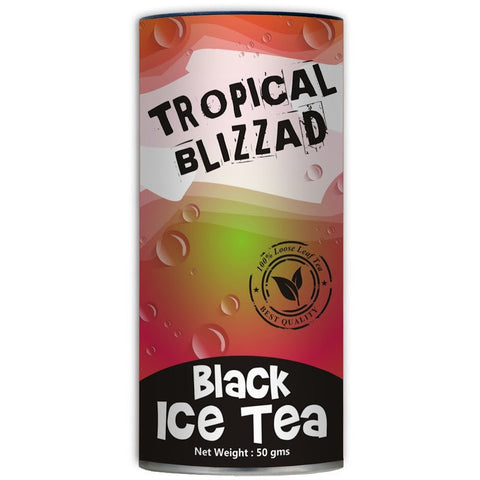 Tropical Blizzad - Ice Tea with Strawberry & Banana Taste - Loose Leaf - Set of 2