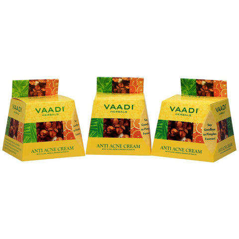 Value Pack of 3 Anti-Acne Cream - Clove & Neem extract