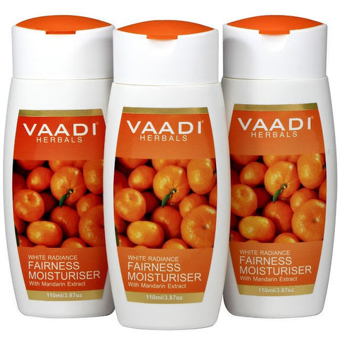 Value Pack of 3 FAIRNESS MOISTURISER WITH MANDARIN EXTRACT (110mlx3)