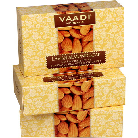 Value Pack of 3 Lavish Almond Soap (3 X 75 gms)