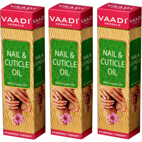 Value Pack of 3 Nail & Cuticle Oil with Jojoba Oil