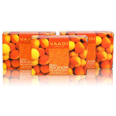 Value Pack of 3 PERKY PEACH SOAP with Almomd oil (3 X 75 gms)