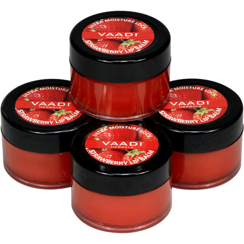 Value Pack of 4 Lip Balm – Strawberry & Honey (4 X 10 gms)