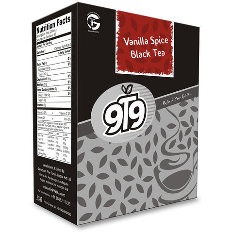 Vanilla Spice Black Tea - Pack of 3 - 300 Gms