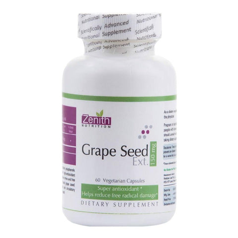 Zenith Nutrition Grape Seed Extract 150mg - 60 capsules