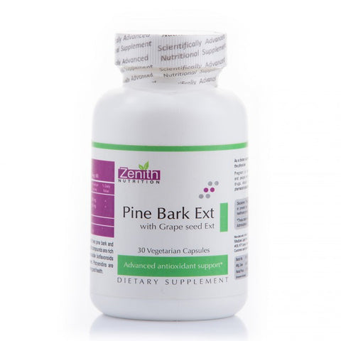 zenith nutrition pine bark ext with grape seed ext - 30 capsules