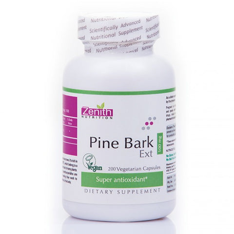 zenith nutrition pine bark ext - 100mg - 200 capsules