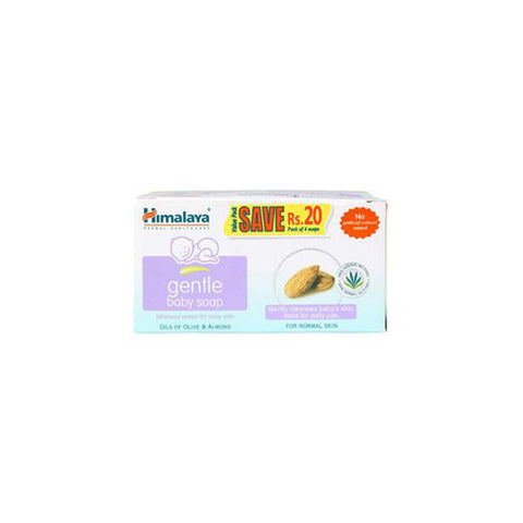 Himalaya Gentle Baby Soap 75gx4 (Value Pack Save Rs. 20/-) Various