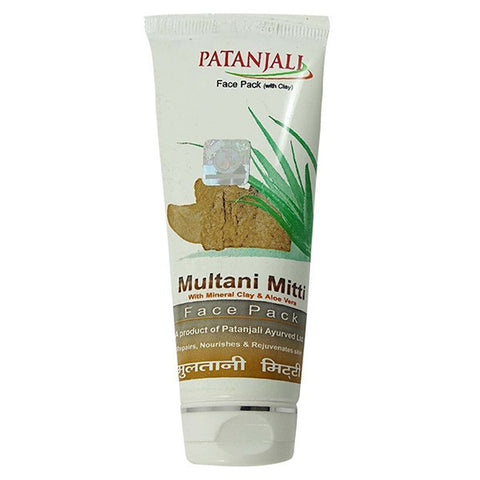 Patanjali Aloevera Multani Mitti Face Pack, 60g