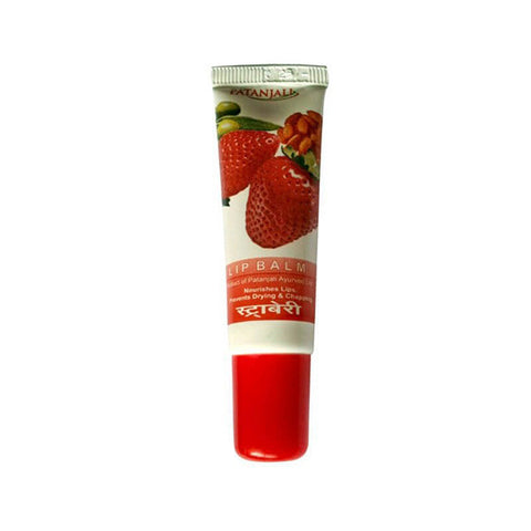 PATANJALI LIP BALM STRAWBERRY 10 GM