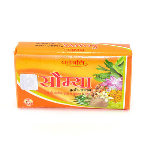 Patanjali Somya Haldi Chandan Body Cleanser (75 g)