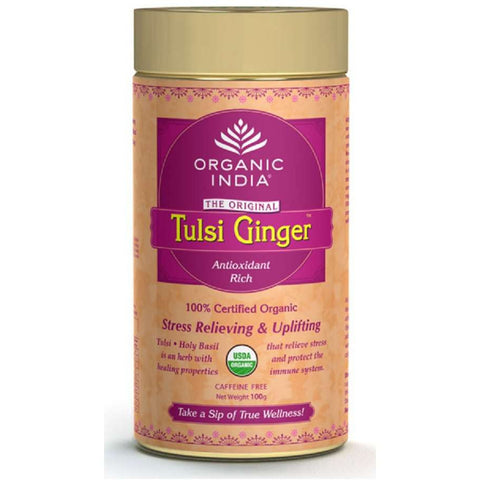 Organic India Tulsi Ginger 100 GM Tin