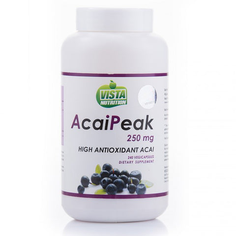 vista nutrition acaipeak 250 mg- 240 capsules