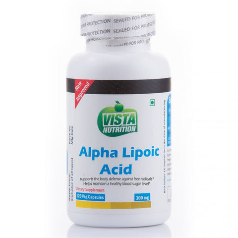 vista nutrition alpha lipoic acid 300 mg- 120 capsules
