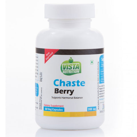 vista nutrition chaste berry 200mg 60 capsules