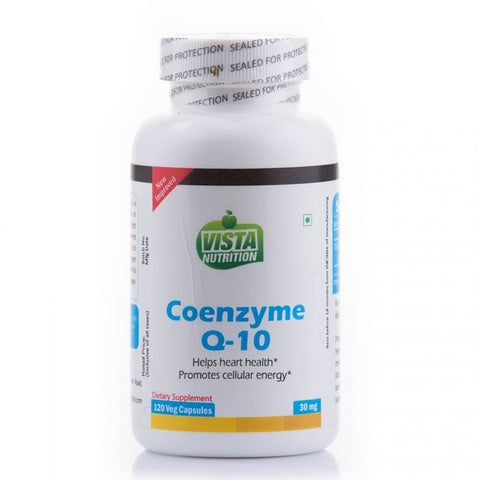 vista nutrition coq10 30mg - 120 capsules
