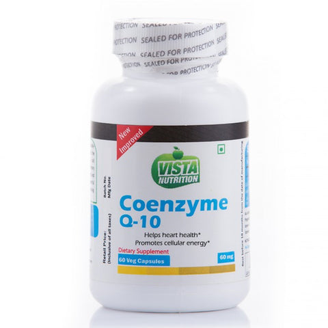 vista nutrition coq10 60mg - 60 capsules