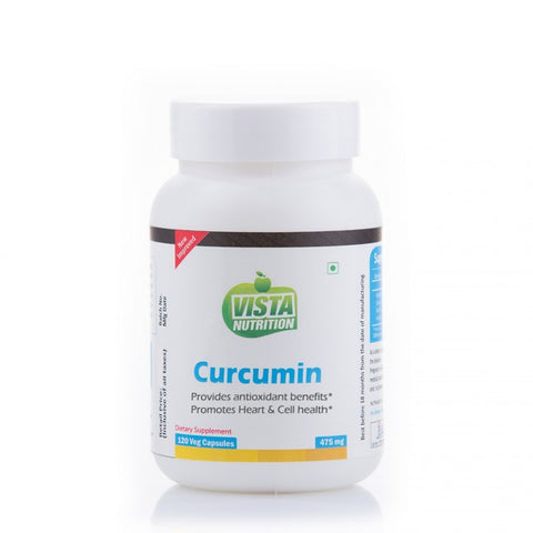 vista nutrition curcumin 475mg 120 capsules