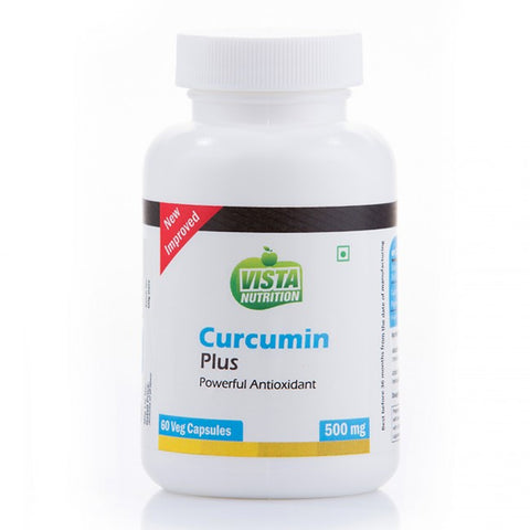 vista nutrition curcumin plus 500mg 60 veg capsules