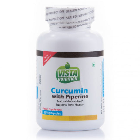 vista nutrition curcumin with piperine 60 capsules