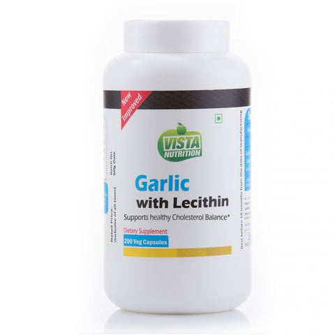 vista nutrition garlic with lecithin 200 capsules