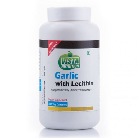 vista nutrition garlic with lecithin 300 capsules