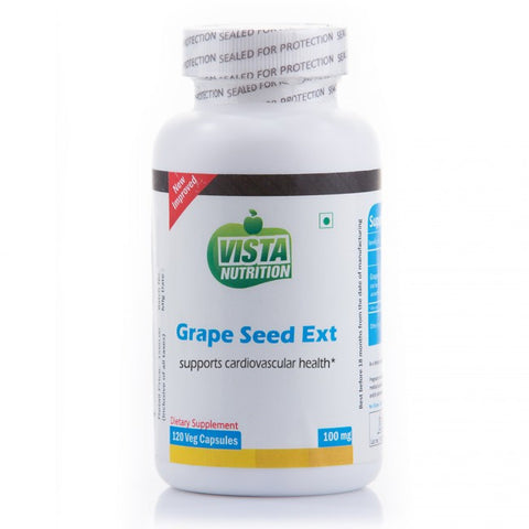 vista nutrition grape seed extract 100mg 120 capsules