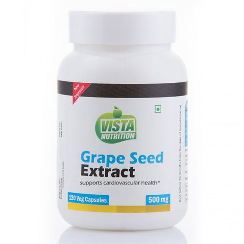 vista nutrition grape seed extract 500mg 120 capsules