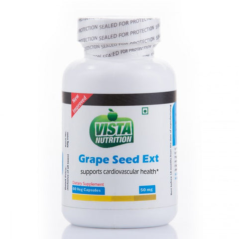 vista nutrition grape seed extract 50mg 60 capsules
