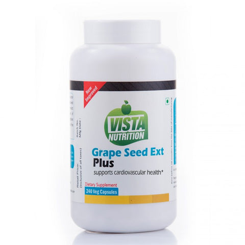 vista nutrition grape seed extract plus 240 capsules