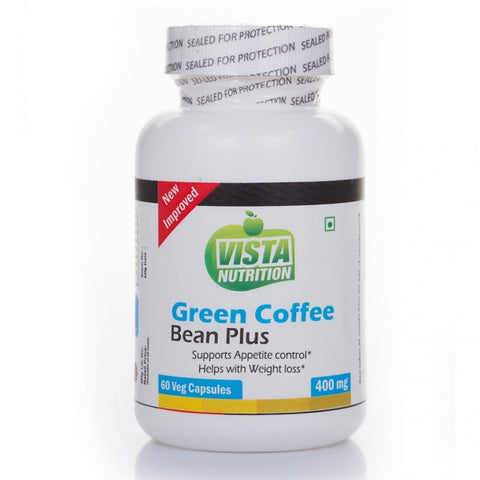 vista nutrition green coffee bean plus 400mg 60 capsules