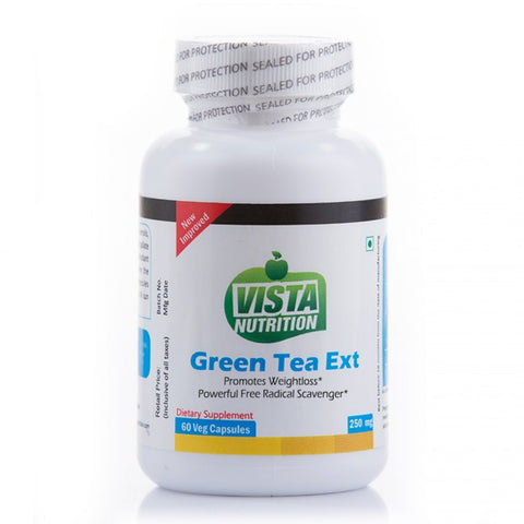 vista nutrition green tea extract 250mg - 60 capsules