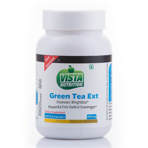 vista nutrition green tea extract 400mg - 100 capsules