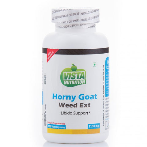 vista nutrition horny goat weed 1150 mg- 120 capsules