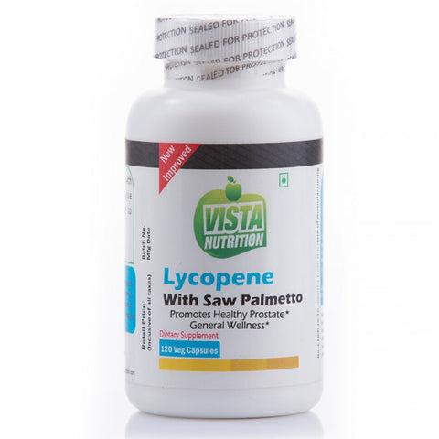 vista nutrition lycopene with saw palmetto 120 capsules