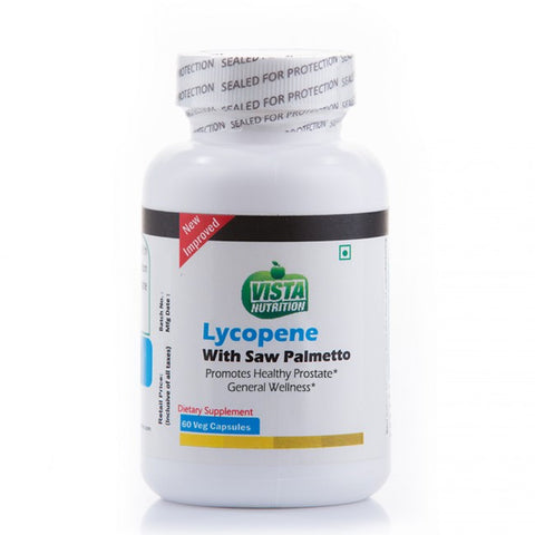 vista nutrition lycopene with saw palmetto 60 capsules