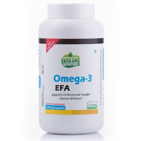 vista nutrition omega-3 efa - 240 capsules