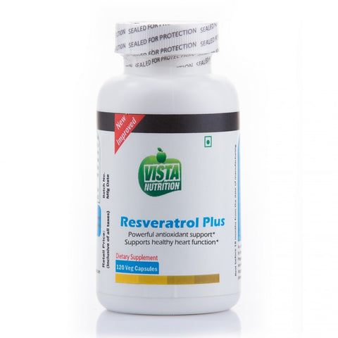 vista nutrition resveratrolgreen teavitamin -cgrapeseed plus - 120 capsules