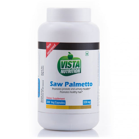 vista nutrition saw palmetto 320mg- 300 capsules
