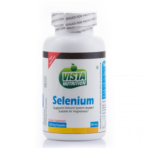 vista nutrition selenium 200 mcg - 120 capsules