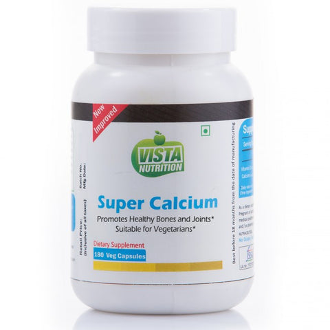 Vista Nutrition Super Calcium 600 - 180 Capsules