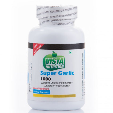 vista nutrition super garlic 1000 - 90 capsules