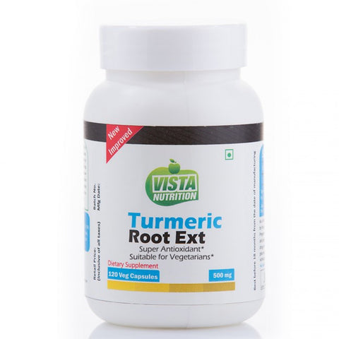 vista nutrition turmeric root ext 500mg 120 capsules