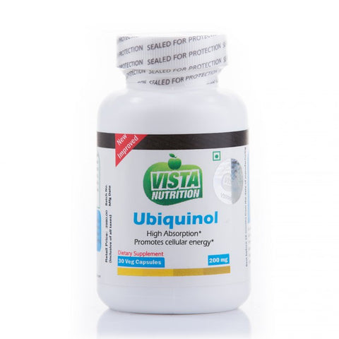 vista nutrition ubiquinol 200 mg - 30 vegicapsules