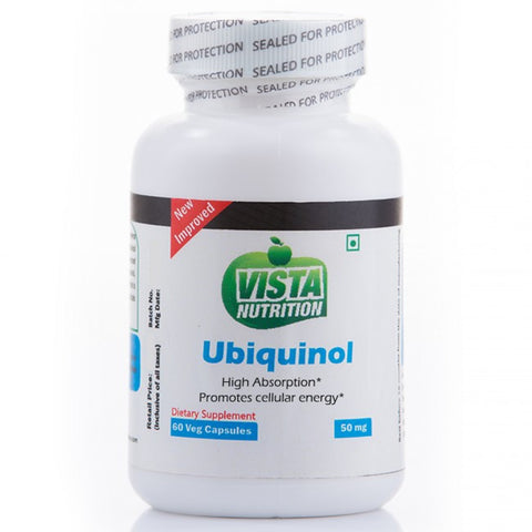 vista nutrition ubiquinol 50 mg - 60 vegicapsules
