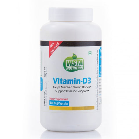 vista nutrition vitamin-d3 - 300 capsules
