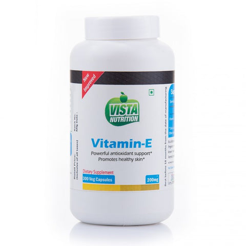 vista nutrition vitamin-e 200mg 300 capsules