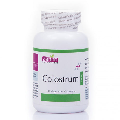 zenith nutrition colostrum - 350mg - 60 capsules