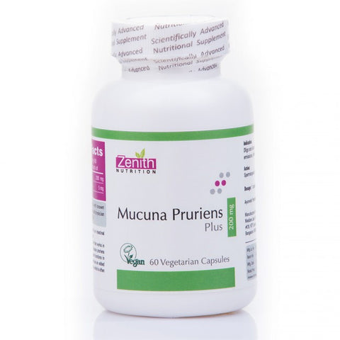 zenith nutrition mucuna pruriens plus - 200 mg - 60 capsules