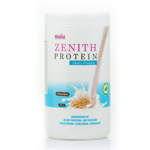 zenith nutrition zenith protein daily protein - chocolate - 300 gms